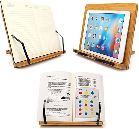 حامل أو ستاند كتب يساعد على القراة وتصفح الكتاب ويديك حرة